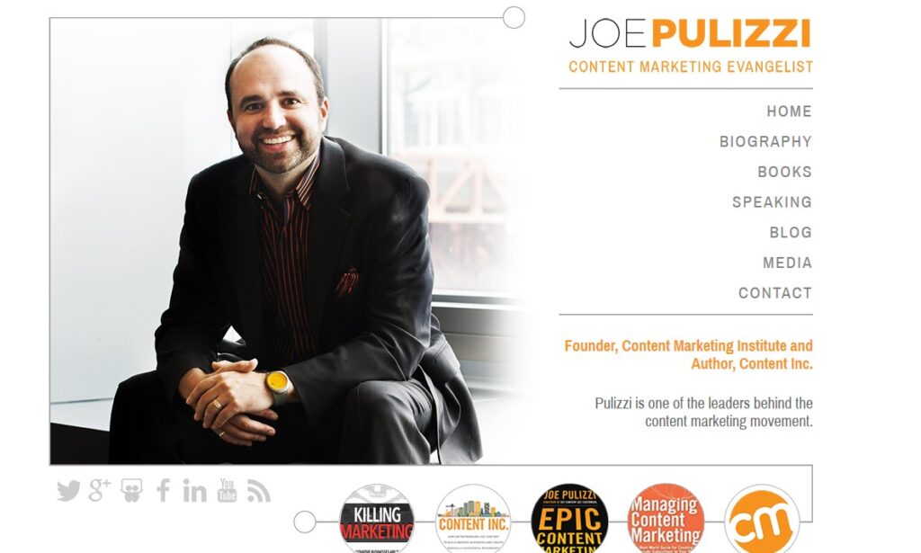 Joe Pulizzi Top business influencer