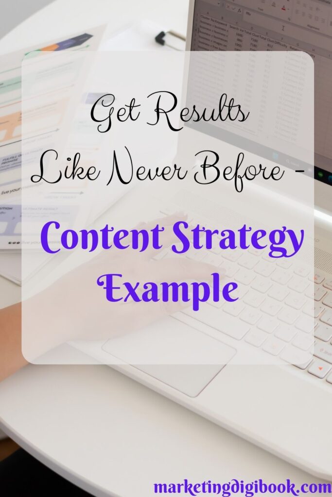 Get Results Like Never Before - Content Strategy Example pin
