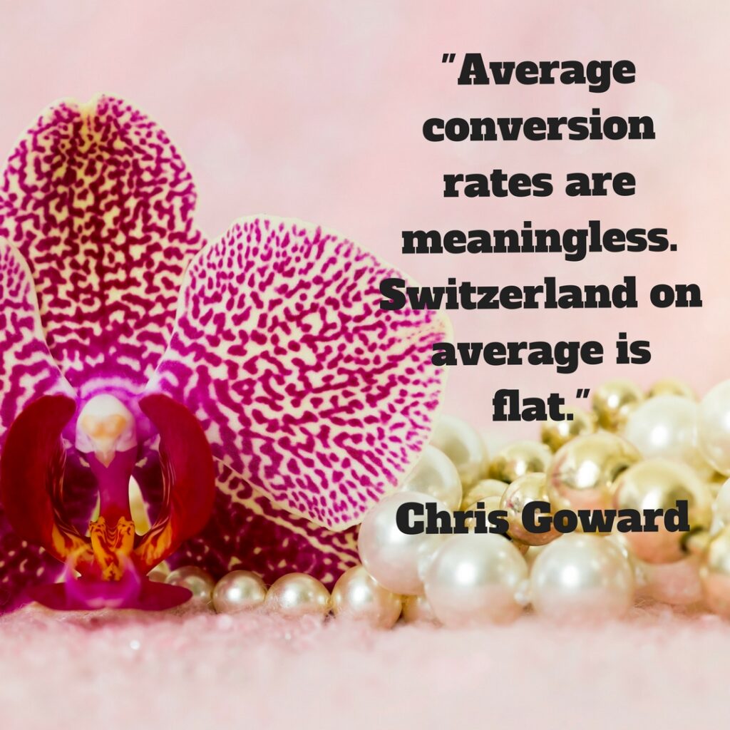 Average conversion rates are meaningless