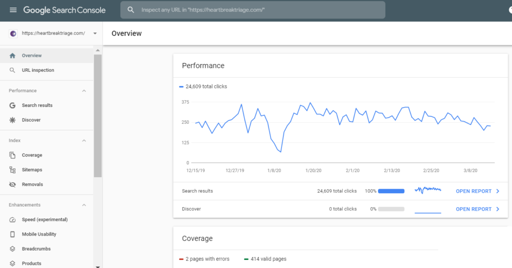 How to use the new google search console