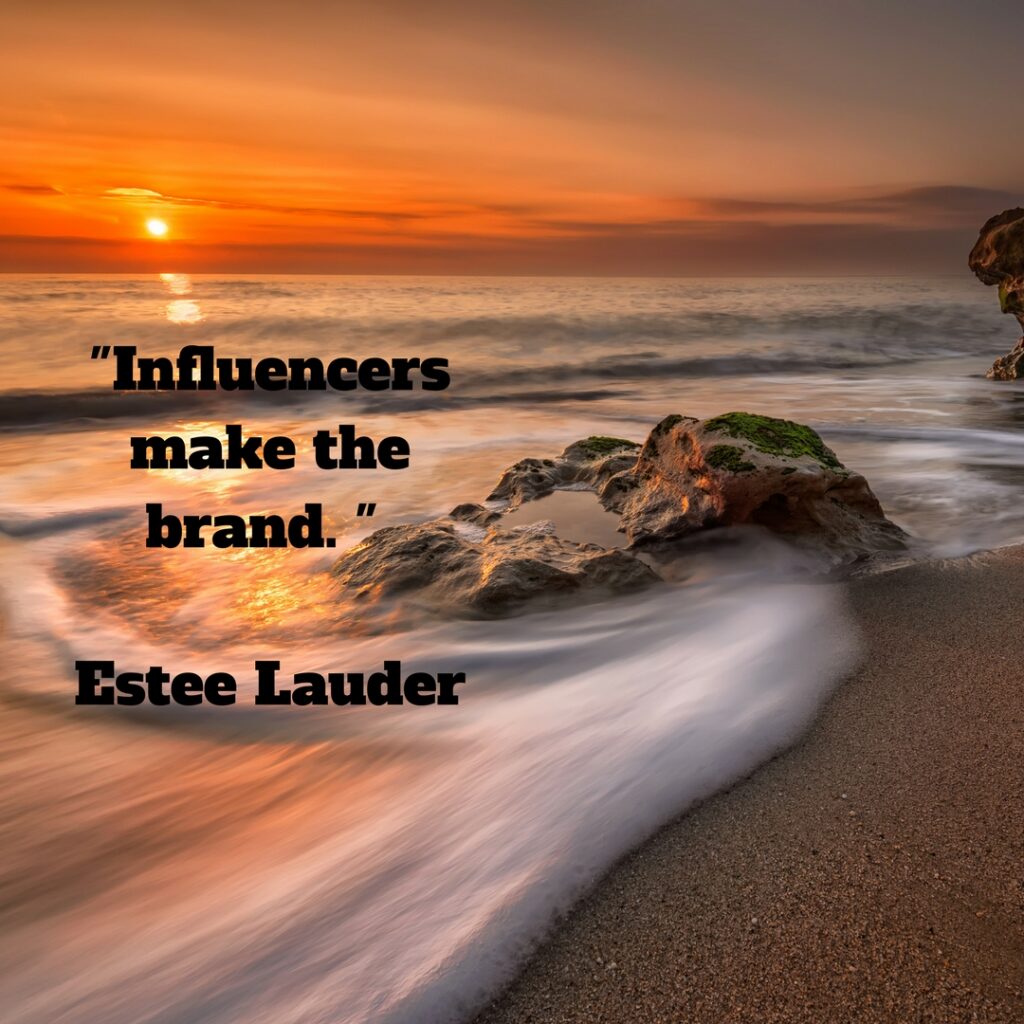 Influencers make the brand