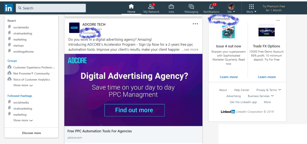 Linkedin advertising - linkedin marketing for business