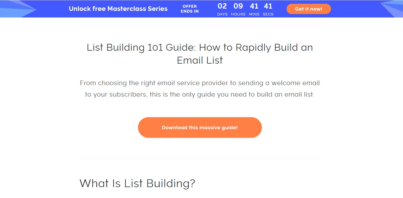 List building 101 - marketing ebooks  free  download