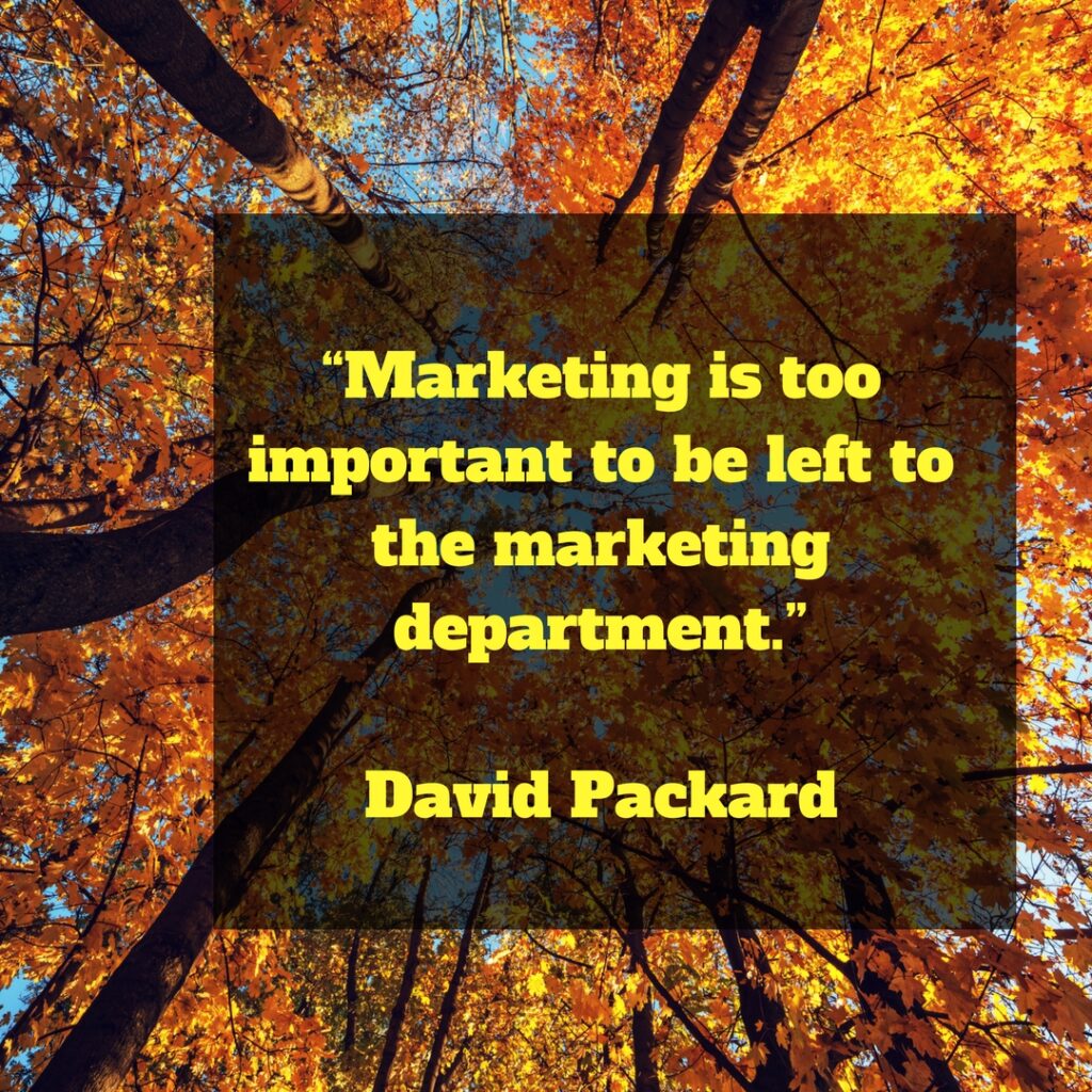 Marketing is too important to be left to the marketing department