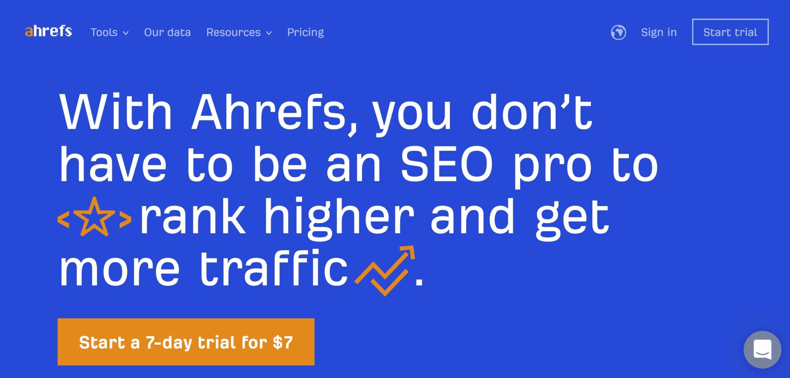 SEO keywords tool Ahrefs