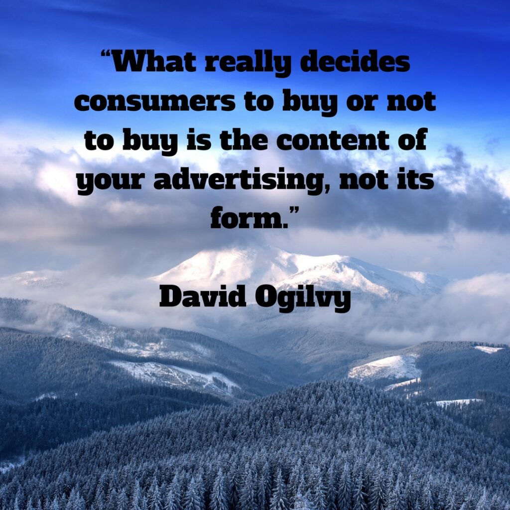 What really decides consumers to buy or not to buy is the content