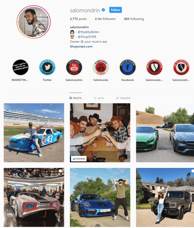 Top Instagram influencers - auto niche top Instagram influencers 2021 non celebrity