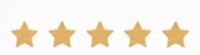 5 stars reviews
